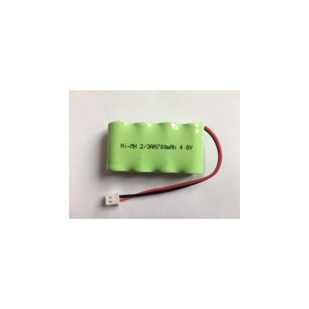 Block Battery Ni-MH 2/3AA 4.8V 700mAh.