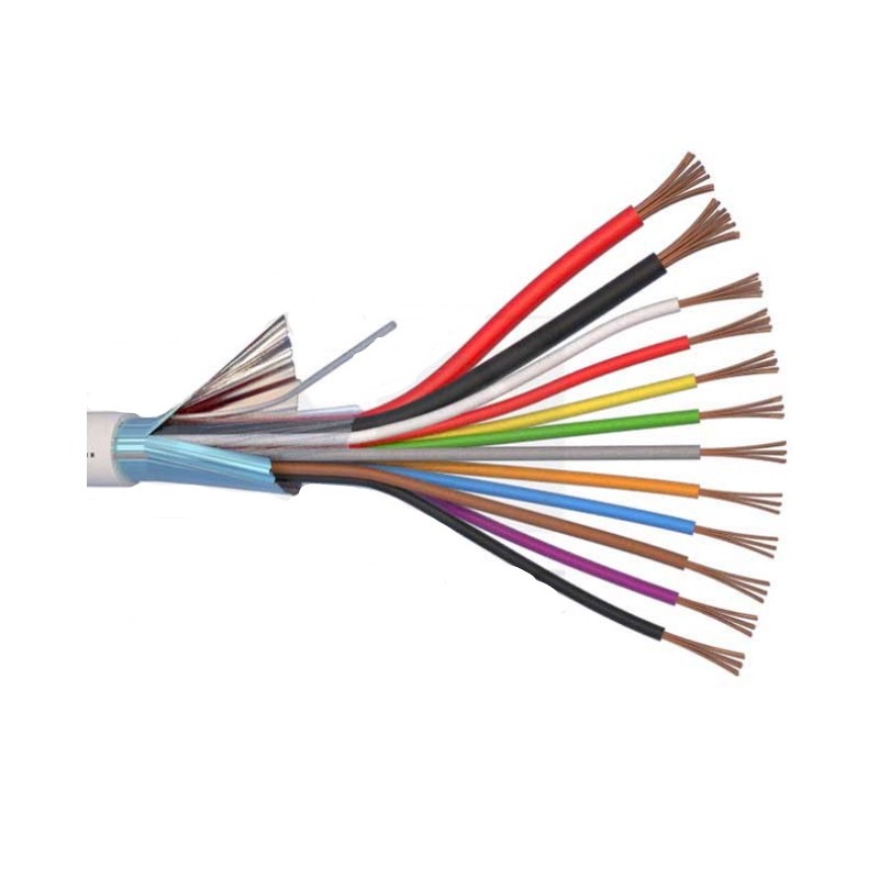 Câble Alarme 2x0.75mm+10x0.22mm 100m