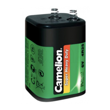 Block Batterie für Baustellenlampe 4R25 6V 7Ah