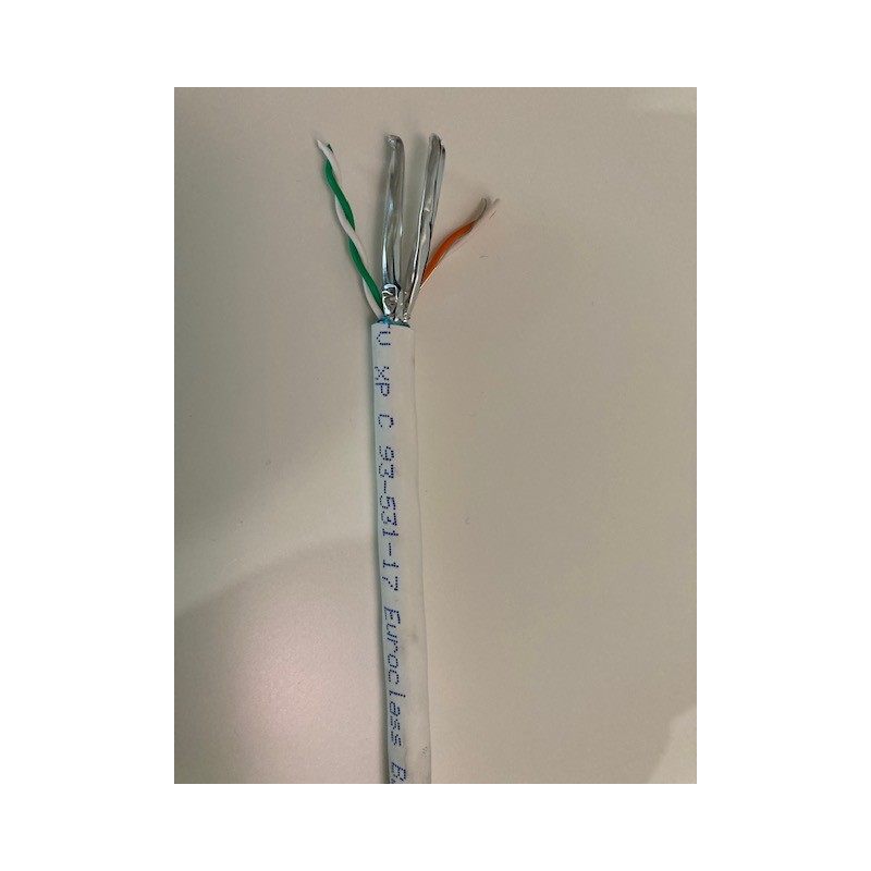 Câble réseau Cat.6A F/FTP Anti-feu