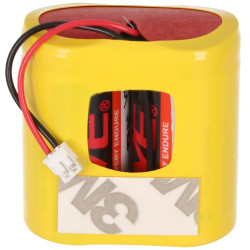 Lithium Batterie 3V max. 2800mAh LiMnO2 mit Kabel und Stecker