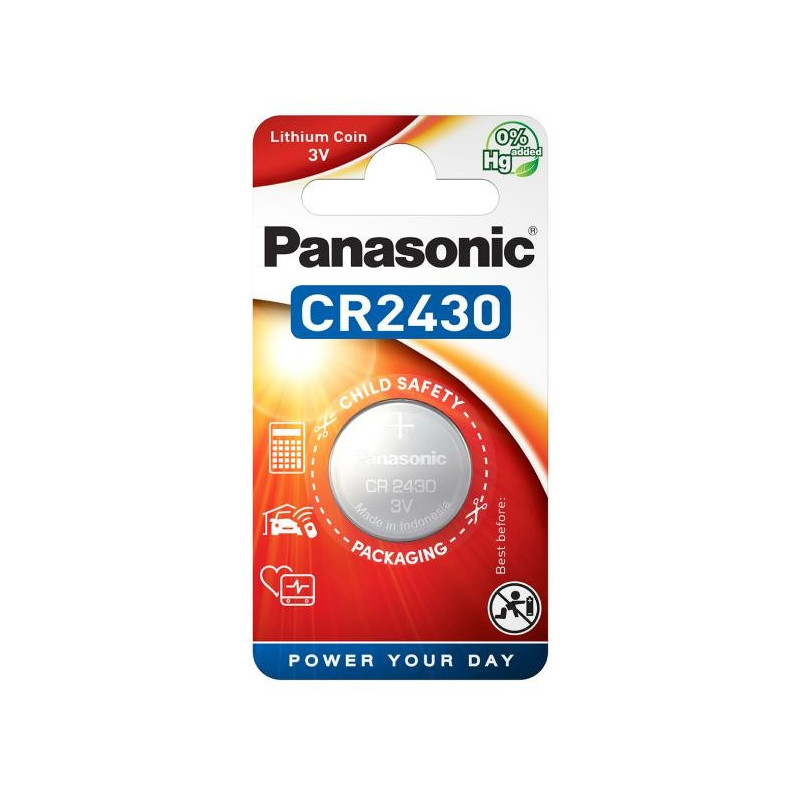 Lithium Panasonic Power CR2430 /Bat Li08