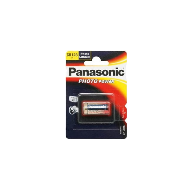 Lithium Panasonic Power CR123A